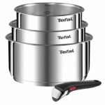 Comprar Tefal ingenio emotion juego de 3 cacerolas 16/18/20 cm + 1 mango - acero inoxidable - todo tipo de fuegos incluida inducción l896s404