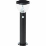 Comprar Terminal de exterior - brilliant - tulip - led y solar - detector de movimiento - acero inoxidable y plástico - 4 w - negro