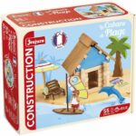 Comprar The beach hut 55 piezas - jeujura - juego de construcción en madera natural