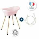 Comprar Thermobaby tub kit vasco rosa empolvado: bañera + pies + manguera de desagüe