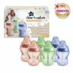 Comprar Tommee tippee - pack de 6 biberones closer to nature - tetina con válvula anticólicos - 260ml - multicolor