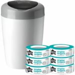 Comprar Tommee tippee simplee sangenic starter pack - 1 bandeja + 6 recargas