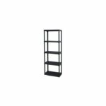 Comprar Tood estante de resina 5 estantes - altura 176 cm ancho 60 cm - negro