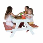 Comprar Trigano mesa de madera para niños pic nic con caja de arena integrada