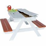 Comprar Trigano mesa de madera para niños pic nic con caja de arena integrada