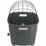 Comprar Trixie portaequipajes de plástico y metal - 36 x 47 x 46 cm - gris - para perro