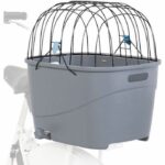 Comprar Trixie portaequipajes de plástico y metal - 36 x 47 x 46 cm - gris - para perro