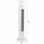 Comprar Ventilador de columna oceánica - 45w - altura 78 cm - 3 velocidades - oscilador - blanco - blanco