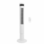 Comprar Ventilador de columna oceánica - 50w - altura 110 cm - oscilación automática - control remoto - temporizador - blanco