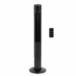 Comprar Ventilador de columna oceánica - 50w - altura 110 cm - oscilación automática - control remoto - temporizador - negro