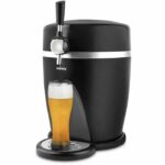 Comprar Weasy pint568 - dispensador de cerveza 5l - temperatura de 3 ° a 6 ° c - 60w - asa y bandeja de goteo extraíble - patas antideslizantes