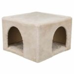 Comprar Acogedor refugio de felpa - 36 × 25 × 36 cm - beige - para conejos y pequeños roedores