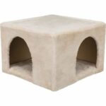 Comprar Acogedor refugio de felpa - 36 × 25 × 36 cm - beige - para conejos y pequeños roedores