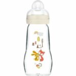 Comprar Biberón de vidrio mam - 260 ml - 0 a 6 meses - flow teat 2 - blanco