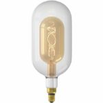 Comprar Bombilla led e27 - calex - deco xxl sundsvall - filamento espiral simple - 3w - 240 lm - 2200 k - transparente / oro blanco cálido