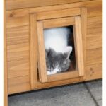 Comprar Casa para gatos - kerbl - lodge - madera - marrón / verde - 77 x 50 x 73 cm