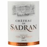 Comprar Château de sadran 2015 cadillac - vino tinto de burdeos