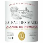 Comprar Château des maures 2020 lalande de pomerol - vino tinto burdeos