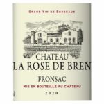 Comprar Château la rose de bren 2020 fronsac - vino tinto burdeos