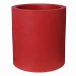 Comprar Contenedor redondo de granito 50 rojo