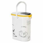 Comprar Curver contenedor de comida el diner se sirve - 4 kg - 10 l - blanco y negro - para perros