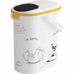 Comprar Curver contenedor de comida el diner se sirve - 4 kg - 10 l - blanco y negro - para perros