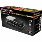 Comprar Dispositivo russell hobbs raclette - 26280-56 - 3 en 1 multifunción - 8 personas - 1400w - piedra de cocina - grilla reversible