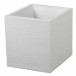 Comprar Eda graphit maceta cuadrada - 39 x 39 x 43 cm - capacidad 35 l - ceruse blanco