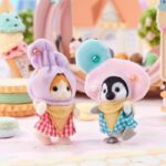 Comprar El dúo disfrazado de helado - sylvanian families - 5685 - bebé pingüino y gato rojo con disfraces exclusivos