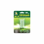 Comprar Galix lote de 2 baterías recargables lr03 / aaa - ni-mh - 1.2 voltios - 300 mah