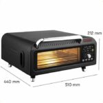 Comprar Horno para pizza - little balance - 8733 - pizza revolution'air - 2000 w - 18 l - negro