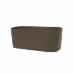 Comprar Jardinera con reserva de agua - garden id respect - taupe 50 x 17 cm - 100% residuos domésticos - 100% reciclable - superficie estructurada.