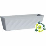 Comprar Jardinera - garden id - green care impact azul-gris - 50 x 16 x 16 cm - garantía de 10 años - 100% reciclado - resistente a los rayos uv/gel