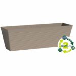 Comprar Jardinera - garden id - green care impact taupe - 50 x 16 x 16 cm - garantía de 10 años - 100% reciclado - resistente a los rayos uv/gel