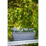 Comprar Jardinera - garden id terraflor - antracita 60cm - durabilidad - reserva de agua - reciclado y 100% reciclable - volumen para plantas.