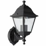 Comprar Lámpara de pared exterior radiante brillante nissie black e27 1x60w