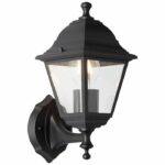 Comprar Lámpara de pared exterior radiante brillante nissie black e27 1x60w