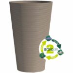 Comprar Maceta alta - garden id - green care sense tall taupe - 55 cm - 10 años de garantía - 100% reciclado - resistencia a los rayos uv y a las heladas