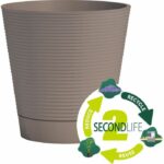 Comprar Maceta de reserva de agua - garden id - green care sense taupe 30 cm - garantía 10 años - 100% reciclado