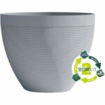 Comprar Maceta - garden id - green care impact azul-gris - 30 x 26 cm - 10 años de garantía - 100% reciclado - resistente a los rayos uv/gel