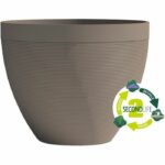 Comprar Maceta - garden id - green care impact taupe - 30 x 26 cm - 10 años de garantía - 100% reciclado - resistente a los rayos uv/gel