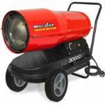 Comprar Mecafer calefacción de sitio / pistola de aire caliente diesel / aceite combustible con turbina incorporada 30000 w mh30000d