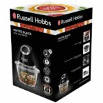 Comprar Mini picadora - russell hobbs - desire 24662-56 - 200 w - recipiente de cristal 1 l - cuchillas de acero inoxidable - negro mate