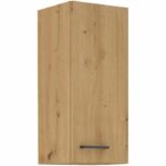 Comprar Mueble alto - modena - 30 cm - roble artesanal y negro mate - cuisinier