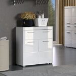 Comprar Mueble bajo de baño amanda - blanco - 2 puertas + 1 cajón - l73 x p31 x h79 cm - trendteam