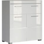 Comprar Mueble bajo de baño amanda - blanco - 2 puertas + 1 cajón - l73 x p31 x h79 cm - trendteam