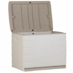 Comprar Plastiken safe 260l interior / exterior funcional y estético candado con ruedas beige