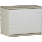 Comprar Plastiken safe 260l interior / exterior funcional y estético candado con ruedas beige