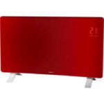 Comprar Radiador de cristal wi-fi inteligente - sencor - scf 4742rd - 2400 w - 2 niveles - termostato - rojo