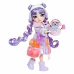 Comprar Rainbow high - winter wonderland - 1 muñeca fashion de 27cm (violeta) - 1 conjunto mágico y accesorios - muñeco de nieve para crear